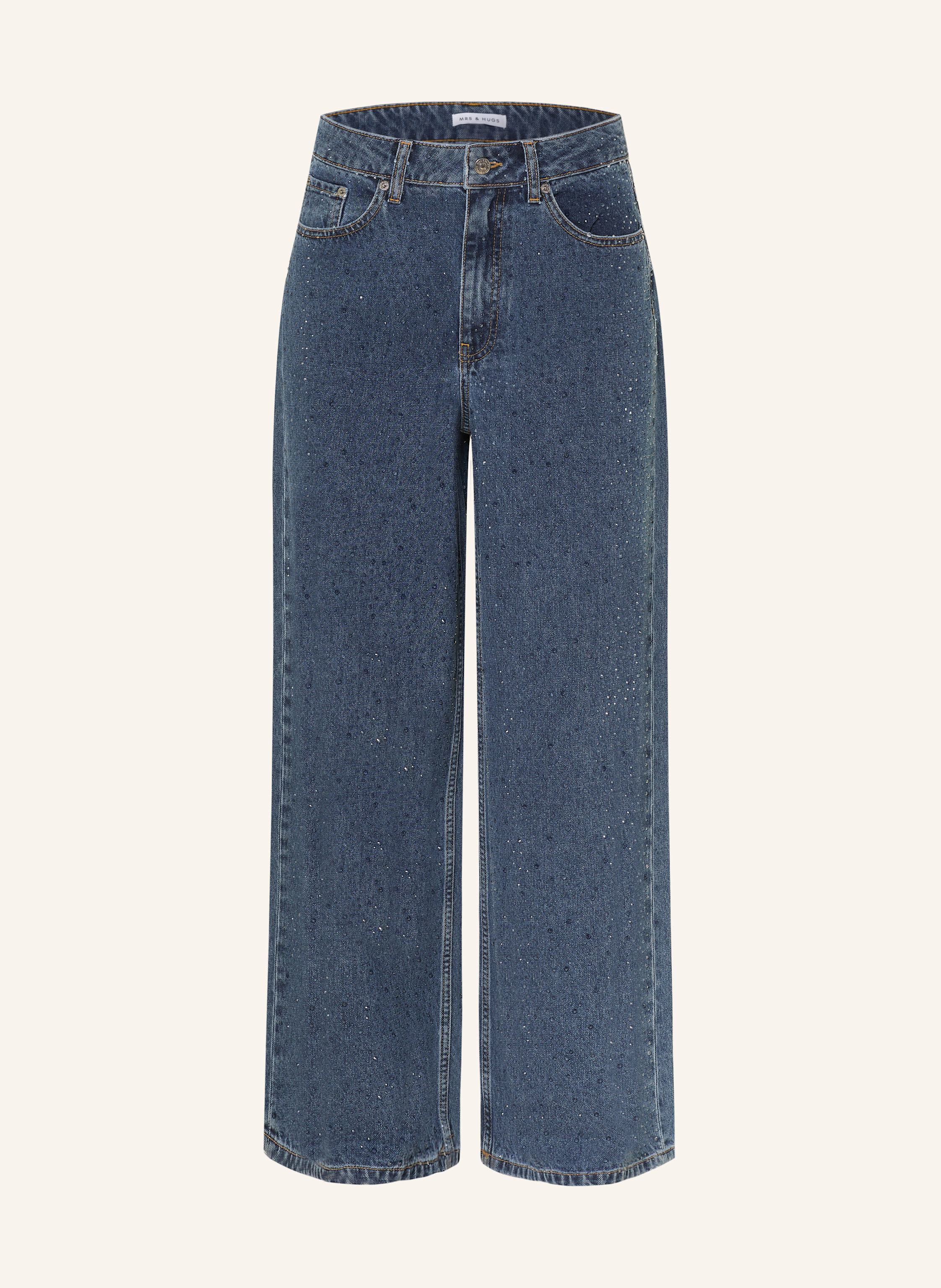 MRS & HUGS Jeans mit Schmucksteinen