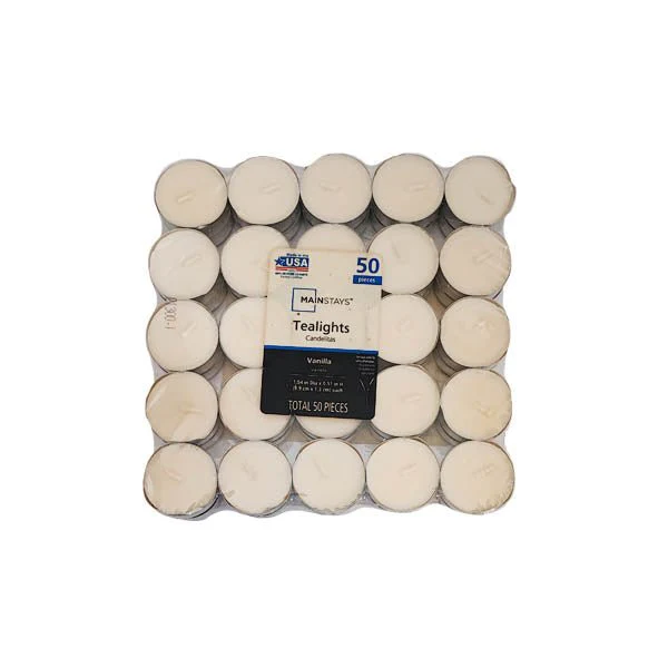 Ms Tealights 50PK Vanilla