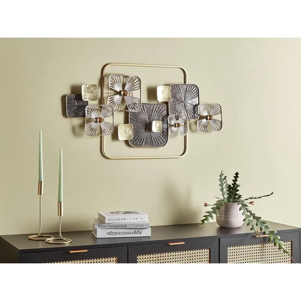 LAWRENCIUM - Wanddecoratie - Meerkleurig - Metaal