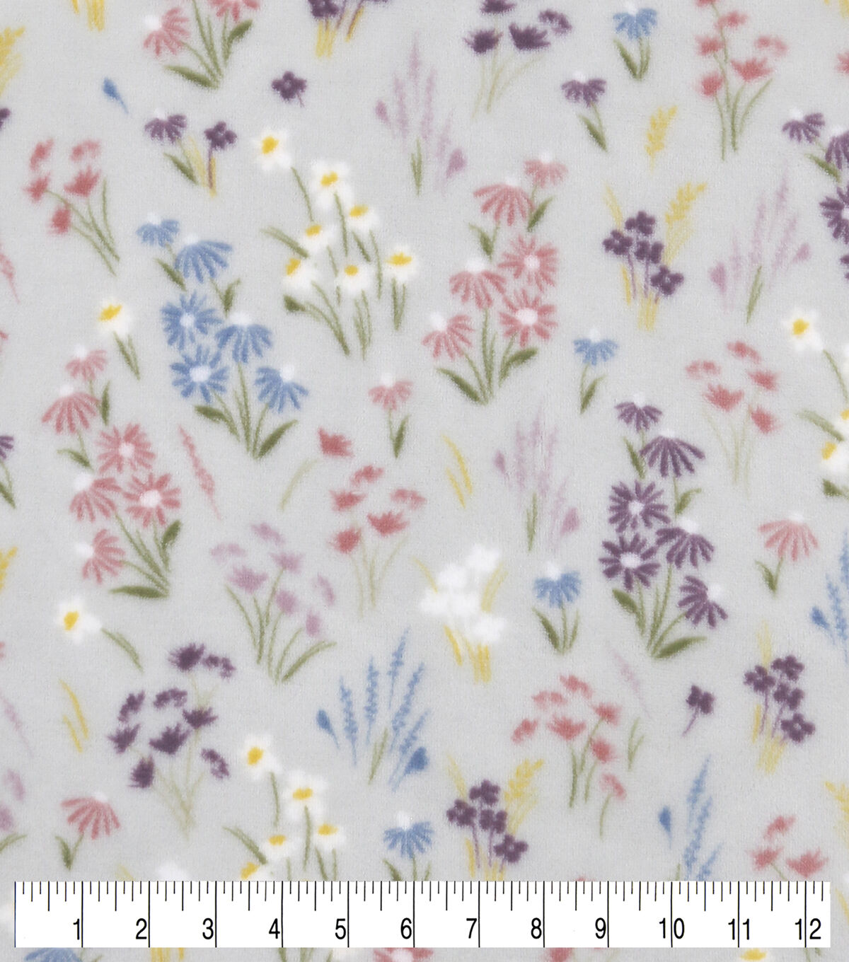 Floral Sew Lush Fleece Fabric