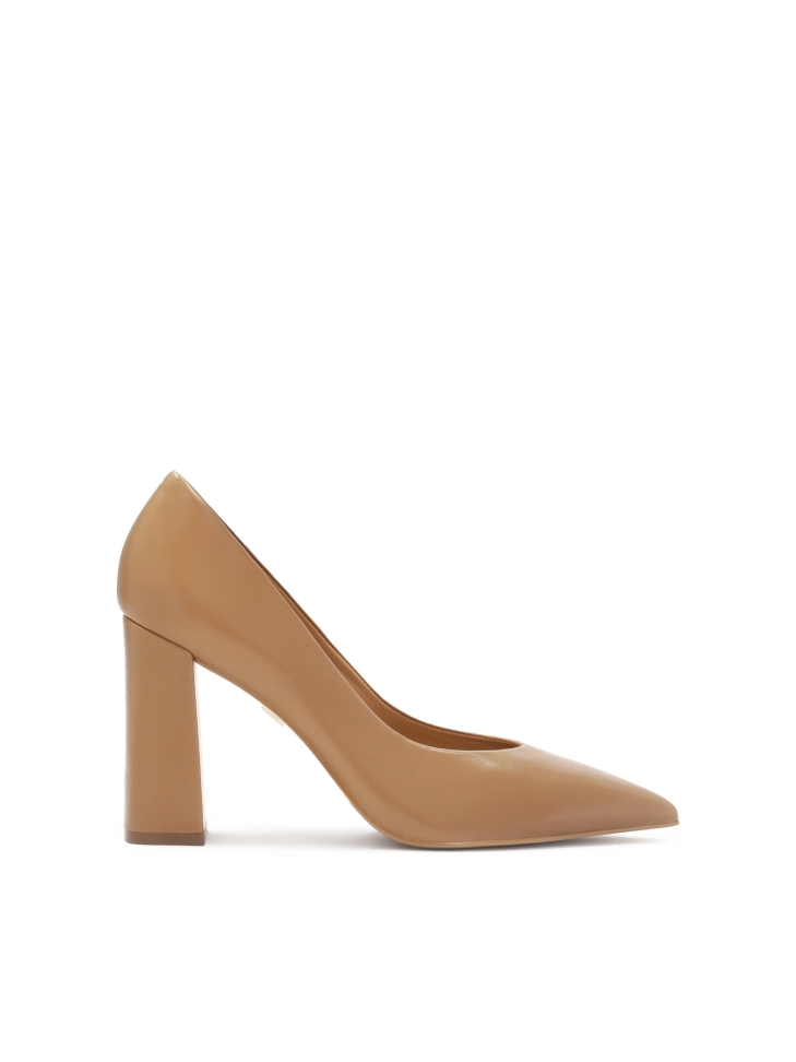 Ladies' brown pumps
