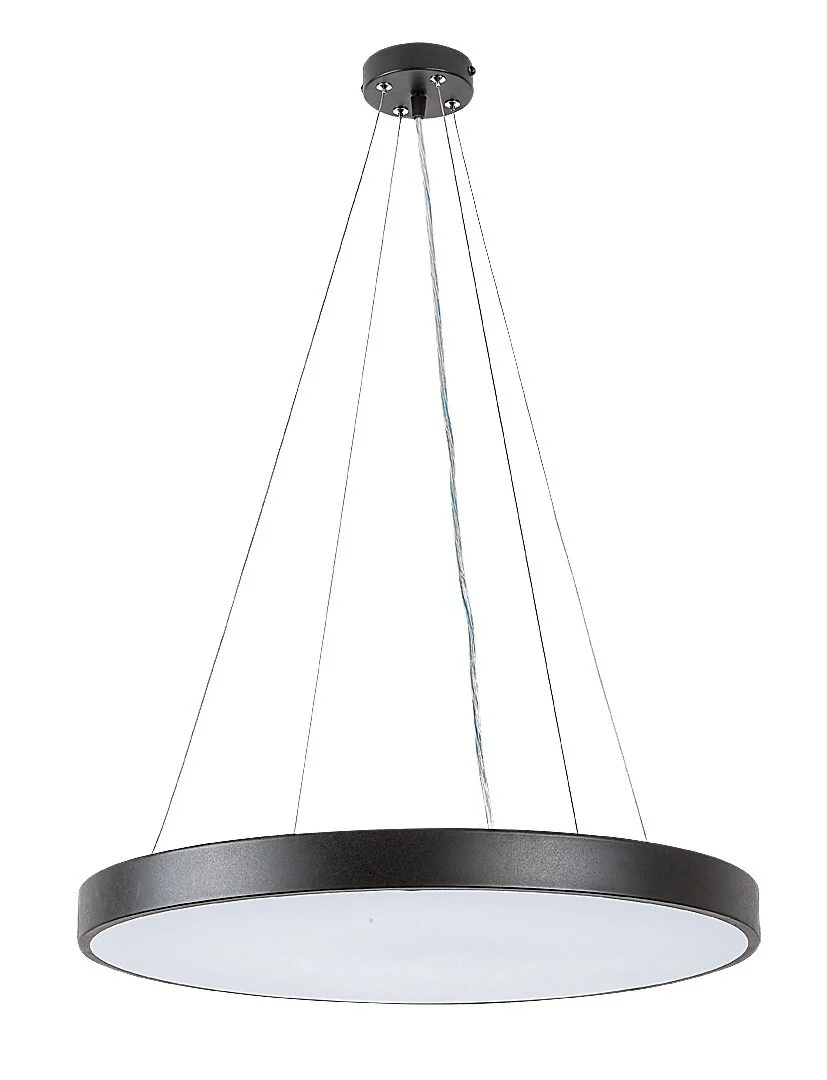 Lampa wisząca Tesia czarno-biała LED 1x36W Ciepła biel 2000lm Rabalux