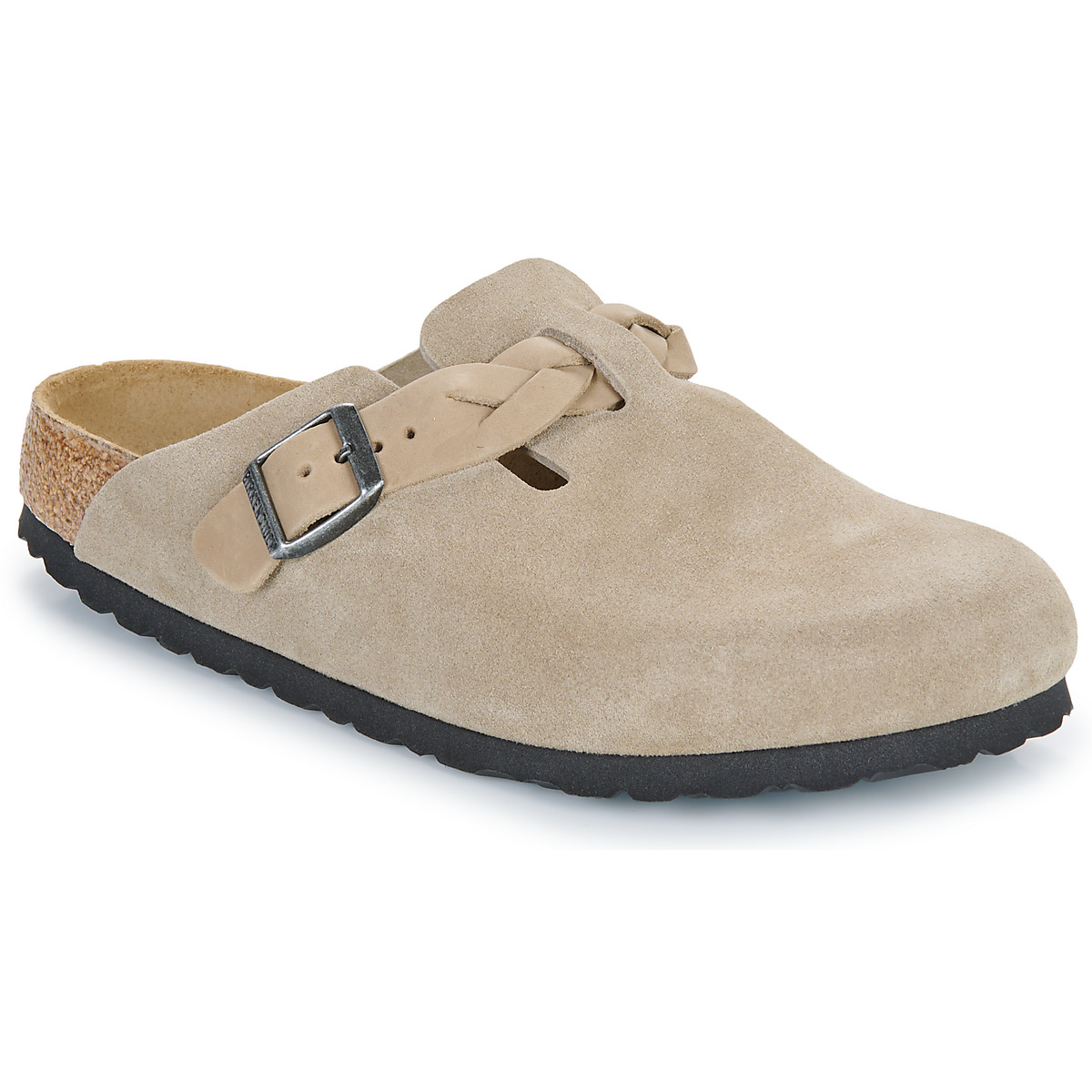 BIRKENSTOCK - Boston Braided - Suede / Taupe