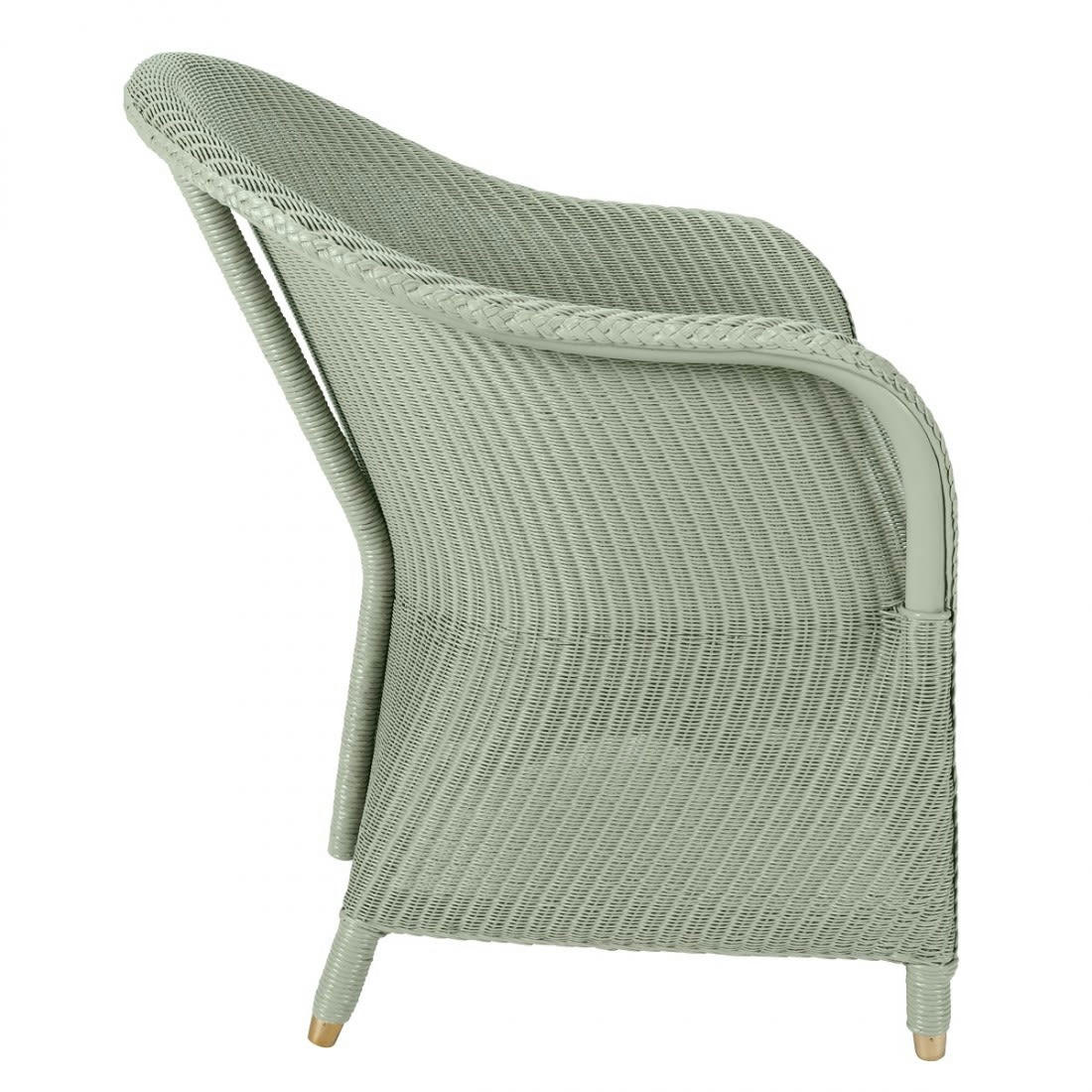 SIDONIE - Fauteuil laqué en Lloyd Loom