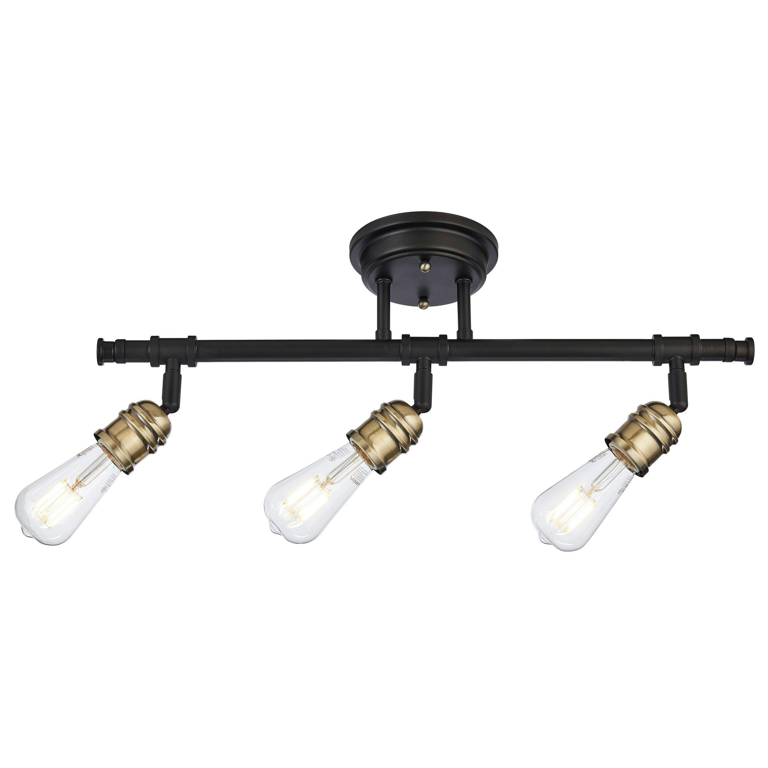 CANVAS 3-Light Track Light Fixture, Oil Rubbed Bronze