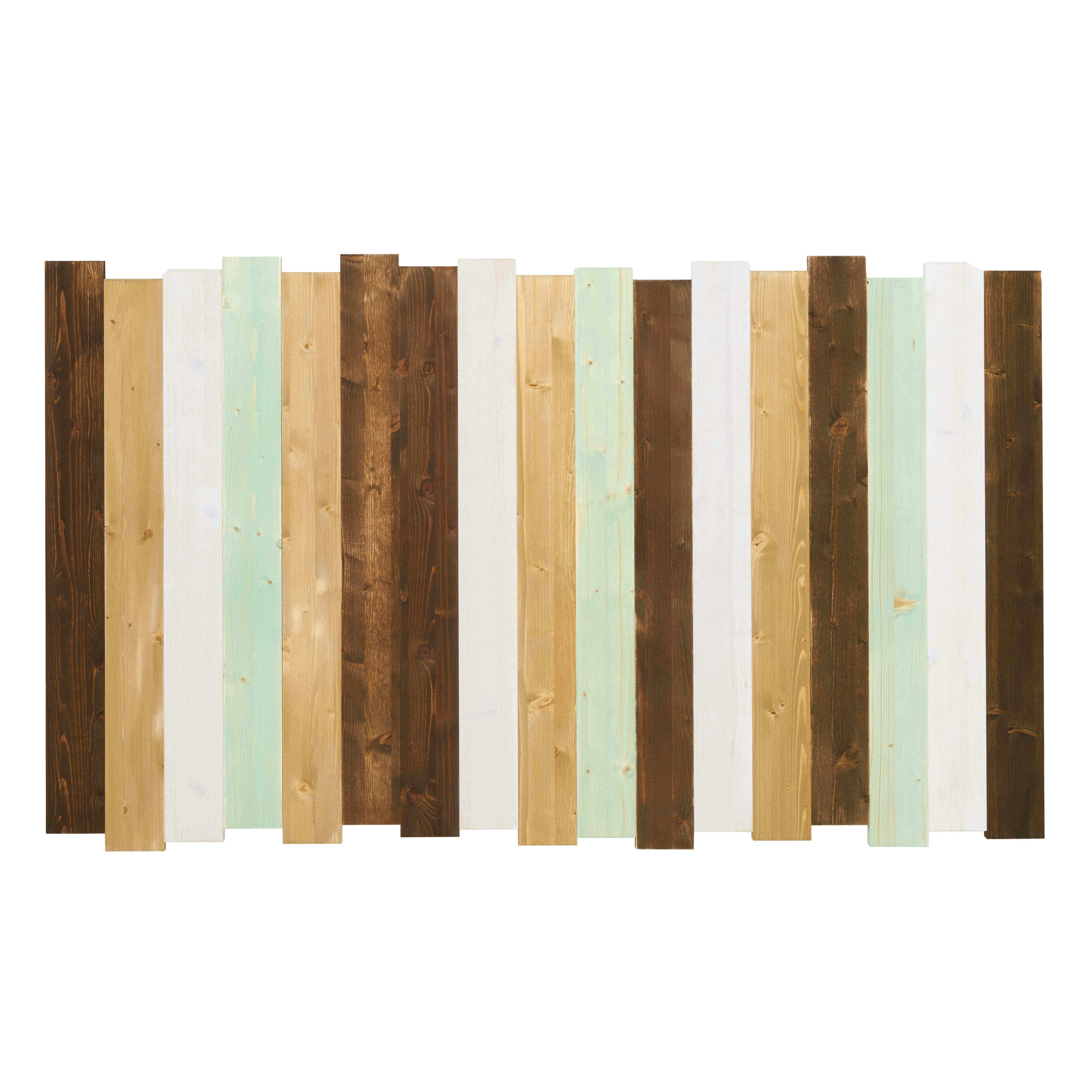 DAKARI - Tête de lit en bois d'épicéa pour lit 150 cm