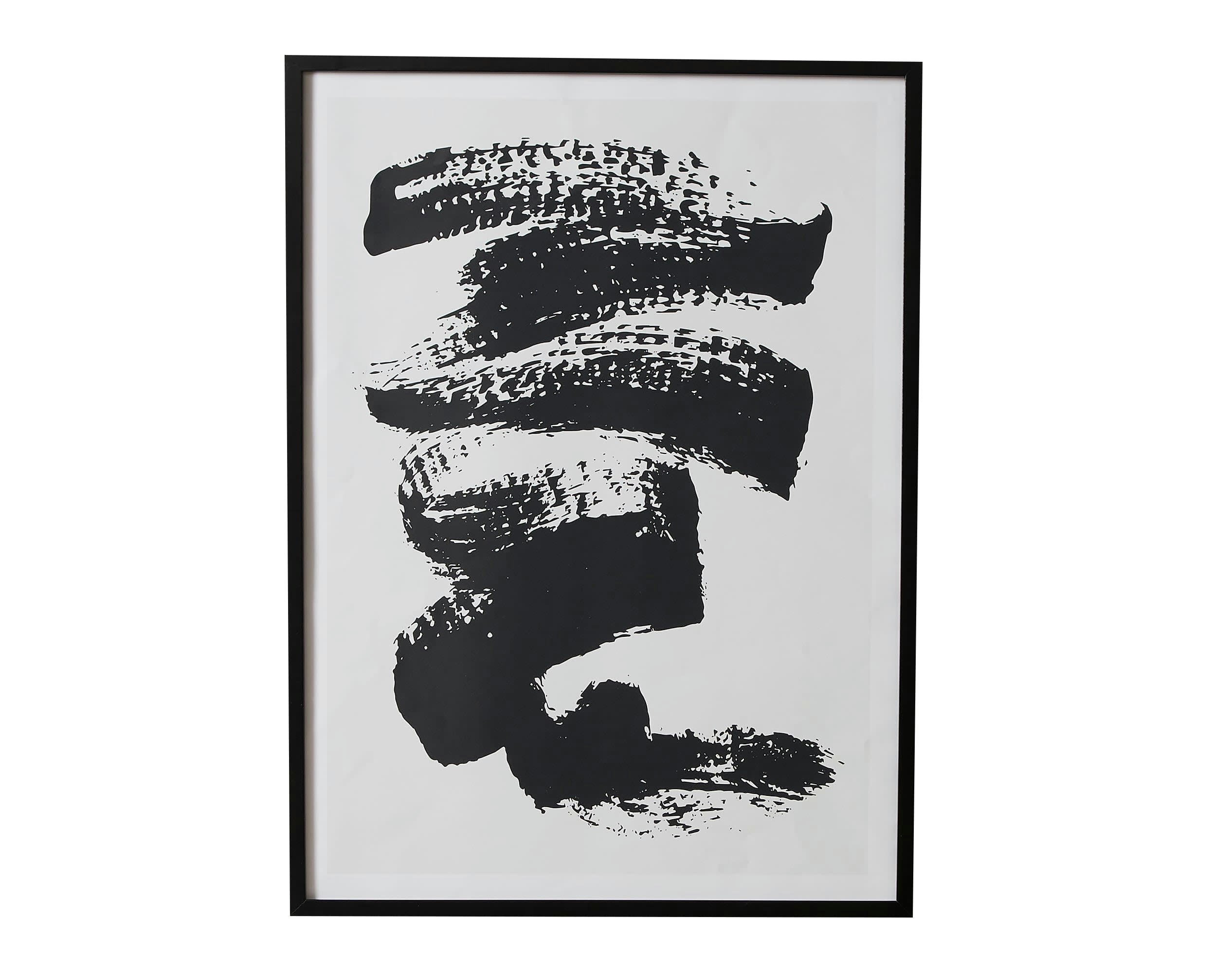 ACHILLE - Affiche en papier 50x50 noir