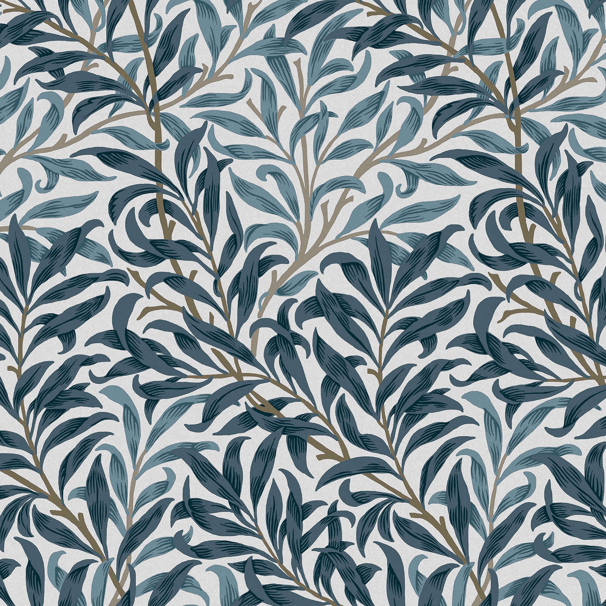 William Morris at Home Vliesbehang Willow Bough White & Blues - 10mx52cm