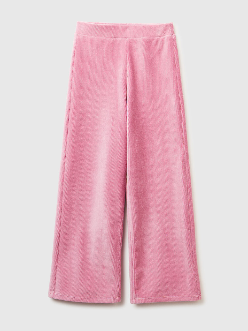 Wide chenille trousers