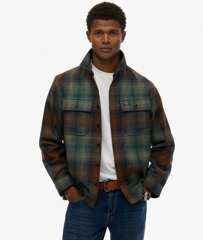Wool Blend Miller Overshirt