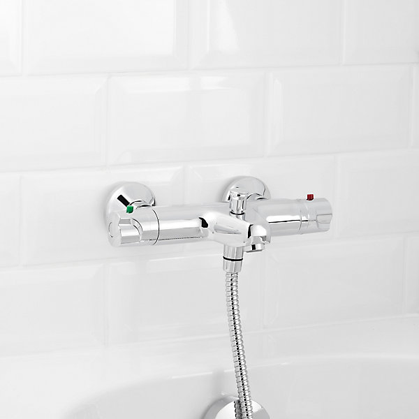 Mitigeur de baignoire thermostatique GoodHome Torba
