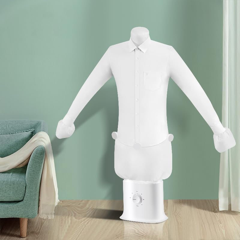 Portable Automatic Garment Dryer & Ironing Machine, Hands-Free Clothes Wrinkle Remover with Hot Air, Fast Drying for Shirts and Pants, Space-Saving Apartment & Dorm Essentials