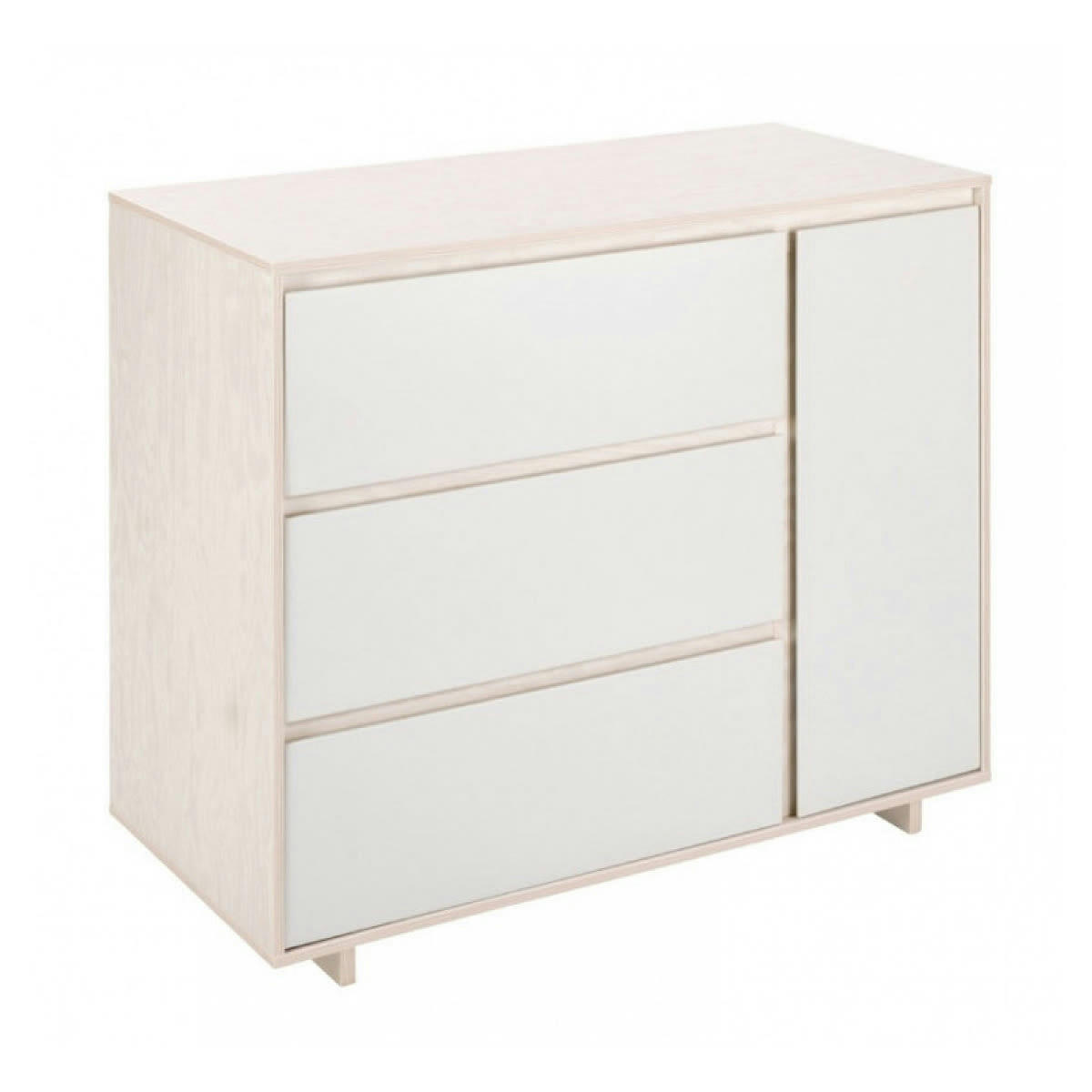 CAPRI - Commode à langer à langer blanc