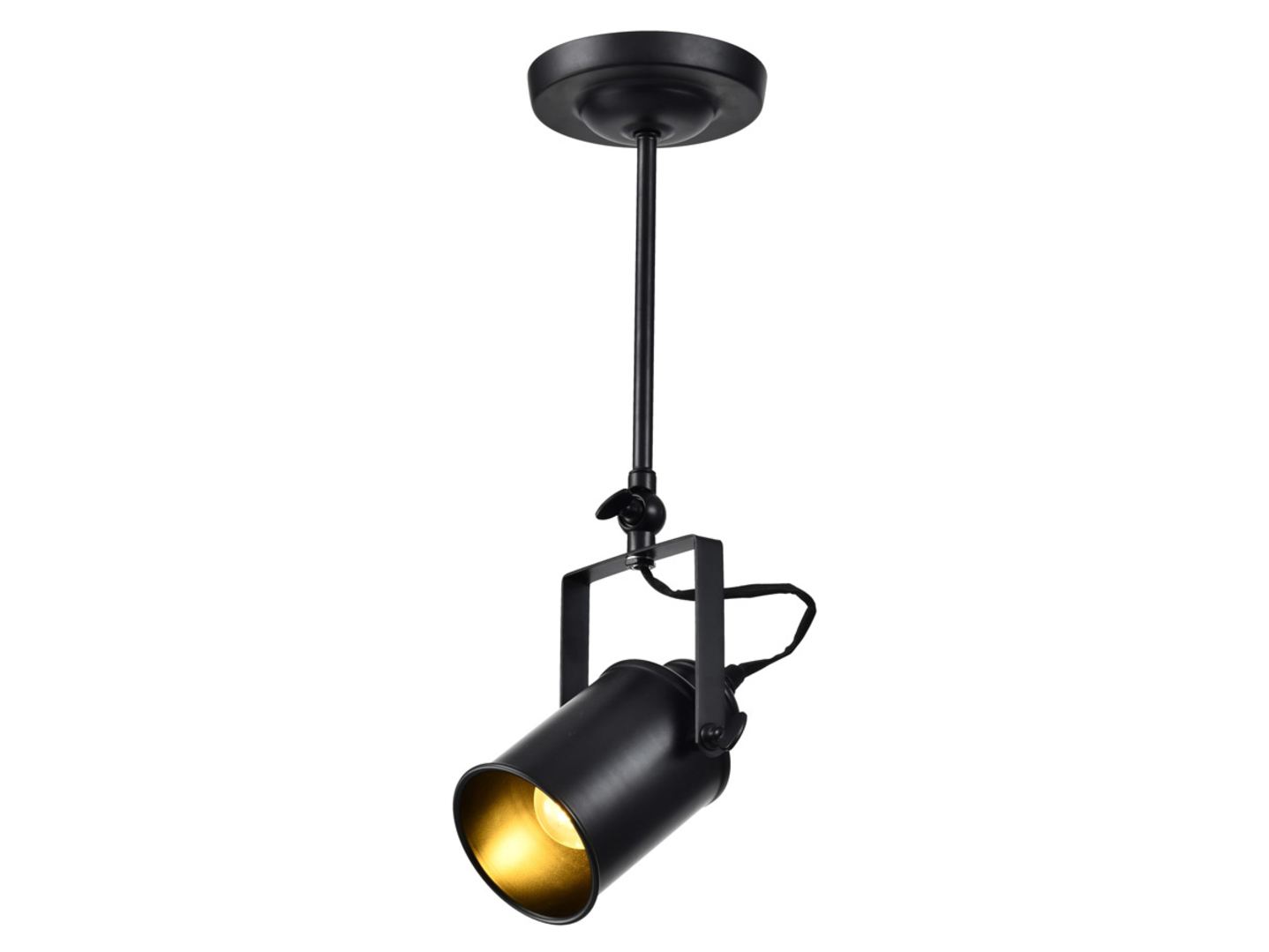 Lampa sufitowa Demir metalowa czarna