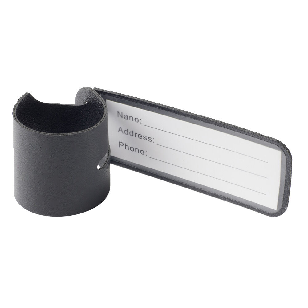 étiquette bagage voyage en simili L24,5cm (5 modèles)