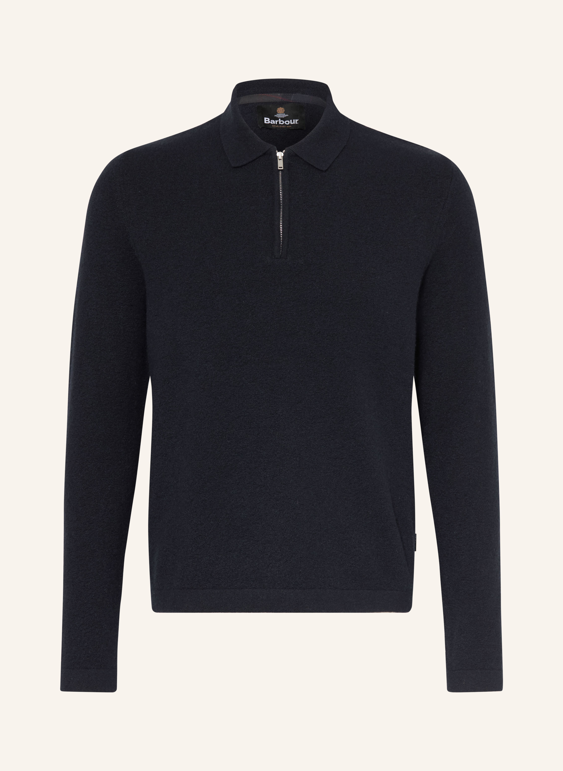 Barbour Strick-Poloshirt