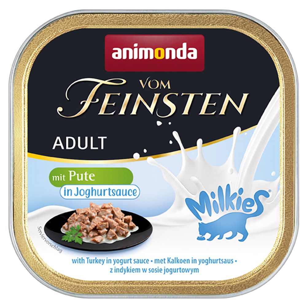 animonda Vom Feinsten Adult Milkies in Sauce Saver Pack 32 x 100g