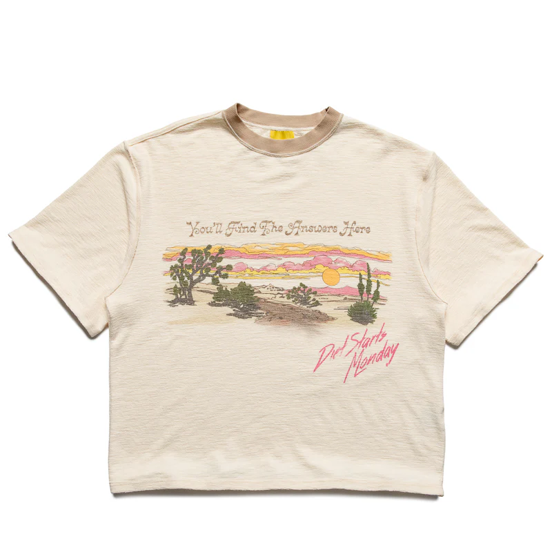 Diet Starts Monday Desertscape Tee - Cream