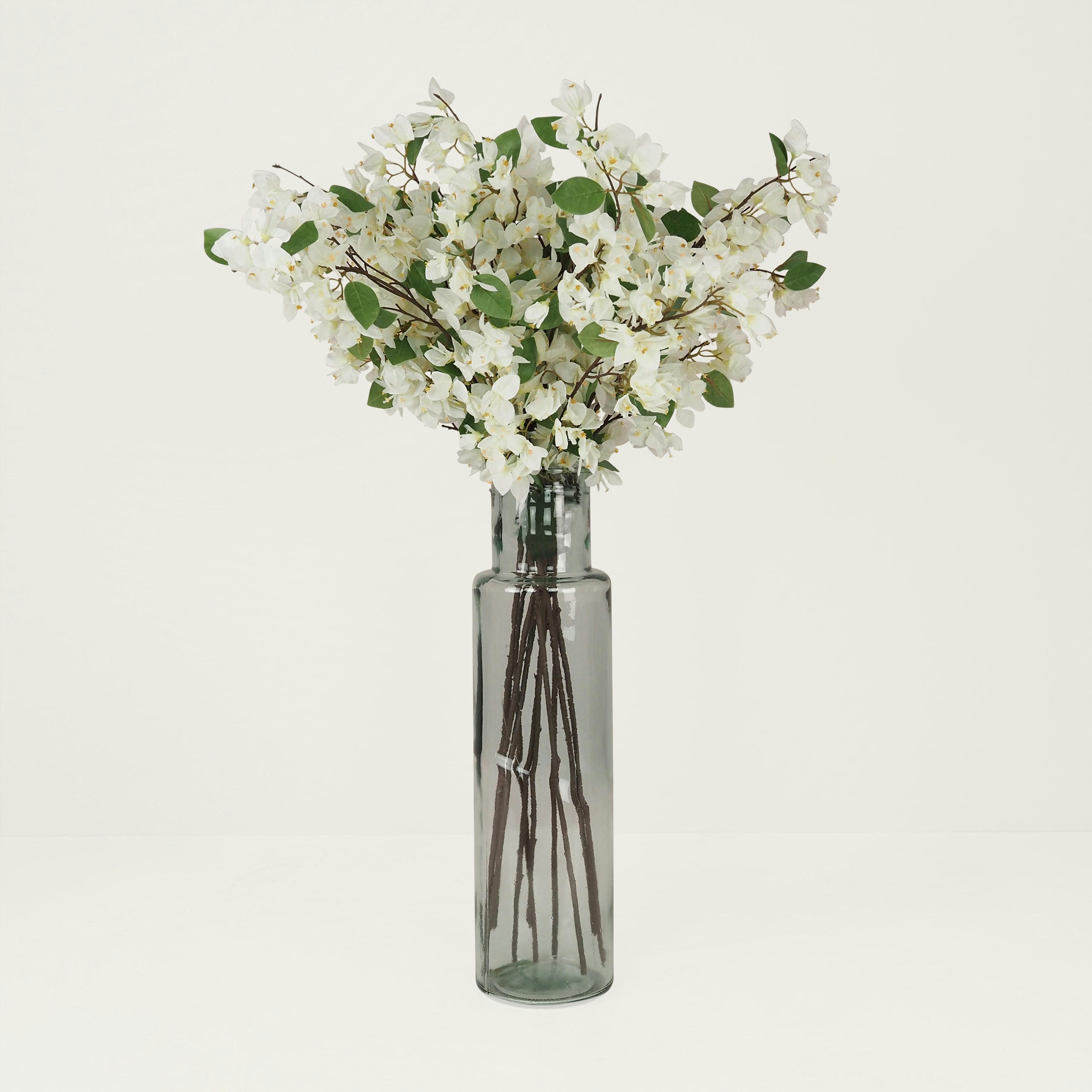 - Bougainvillier artificiel blanc en branche 94cm lot de 12