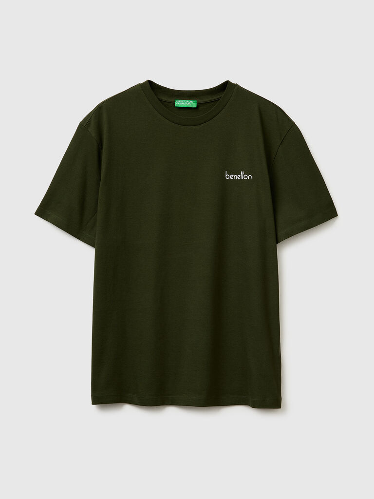 Cotton t-shirt with logo