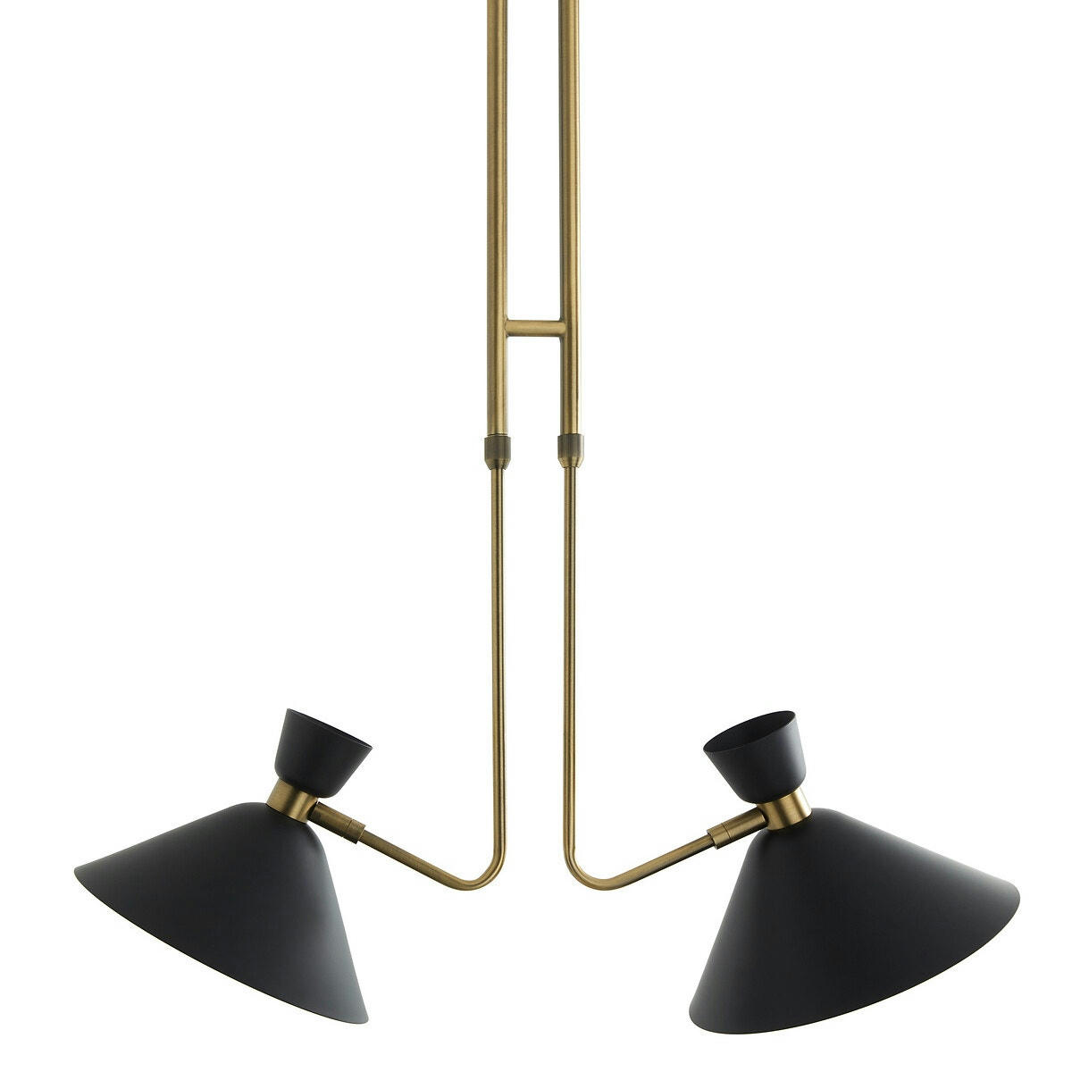 Suspension double, laiton vieilli Zoticus