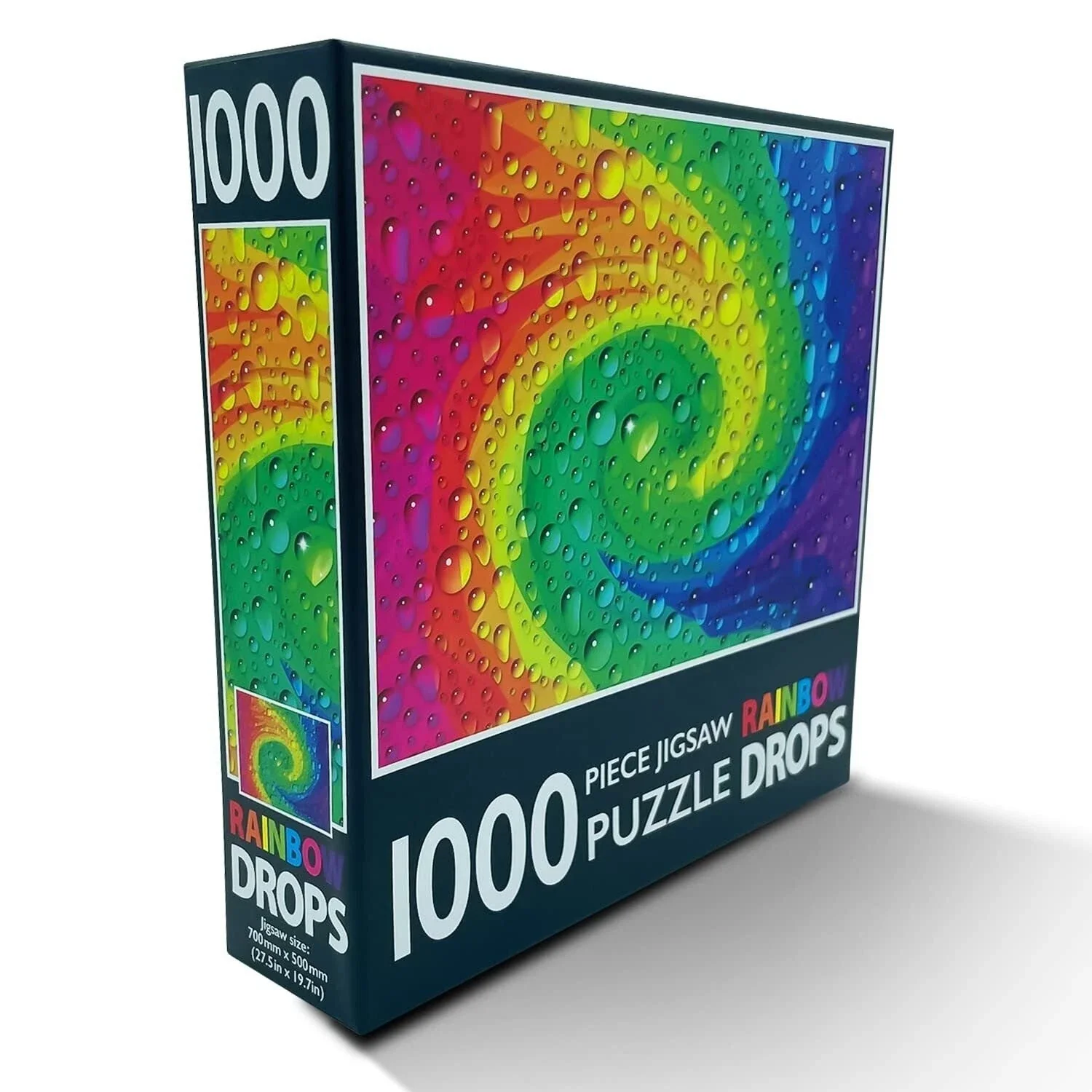 1000 Piece Jigsaw Puzzle, Rainbow Drops