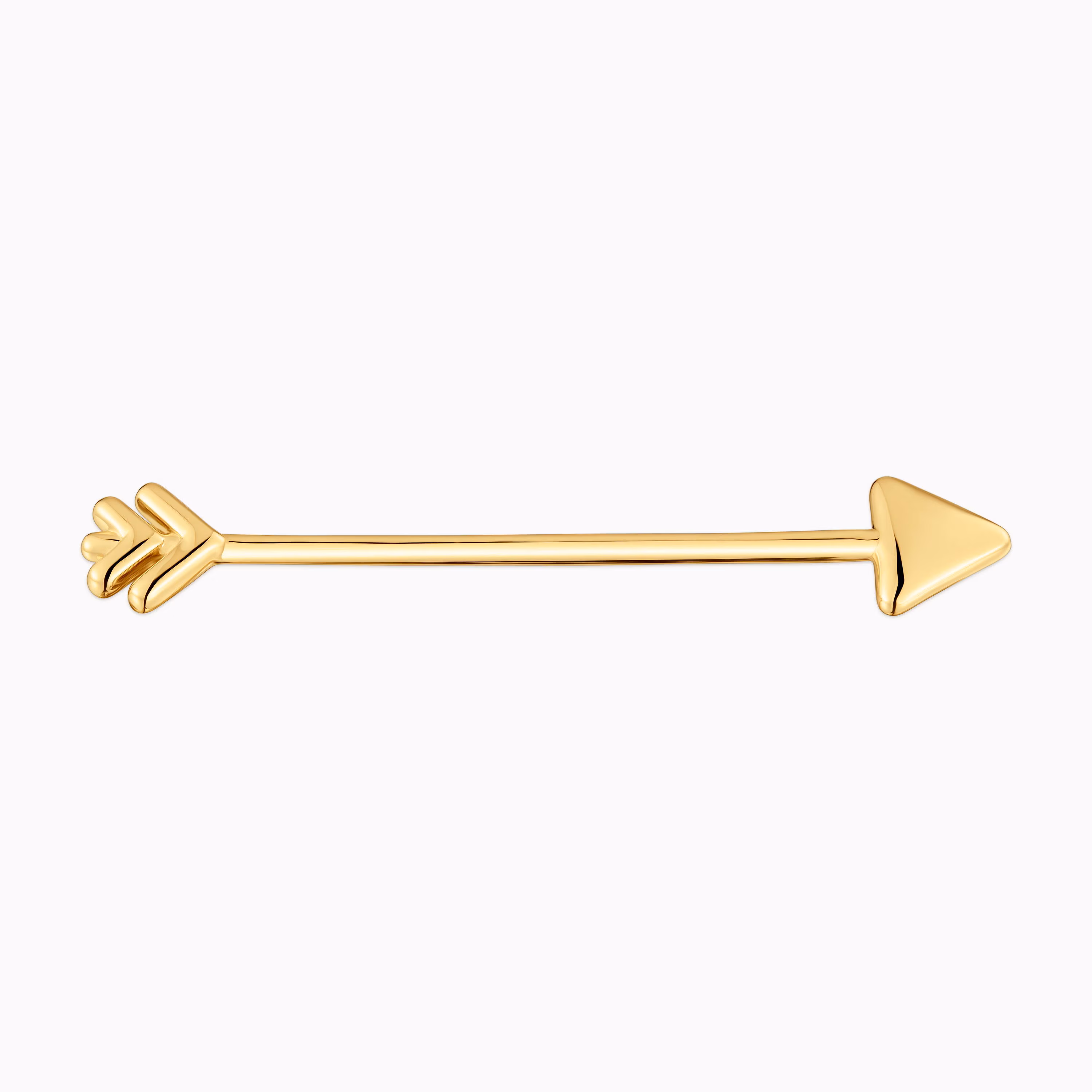 Broche con baño de oro 18 kt sobre plata TOUS Flechazo