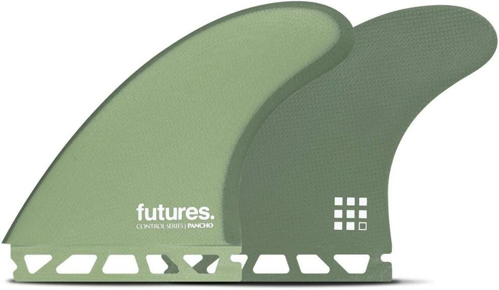 Futures Pancho Control Tri Surfboard Fins - Large/Green