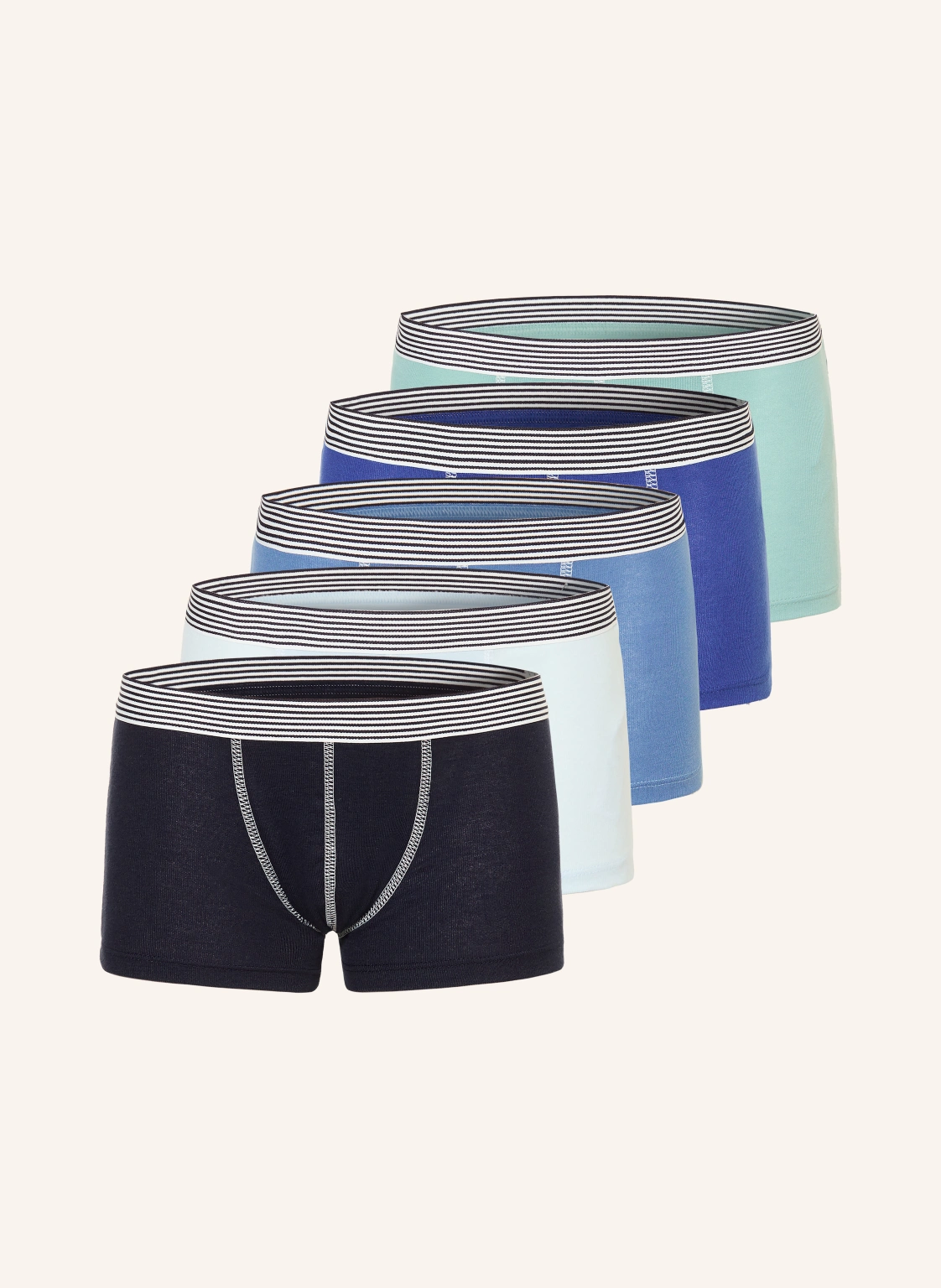 PETIT BATEAU 5er-Pack Boxershorts