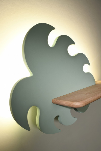 Lampa kinkiet MONSTERA 5w led 4000k iq kids zielony