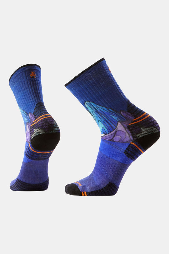 Smartwool Hike Mountain Myth Print Crew Wandelsok
