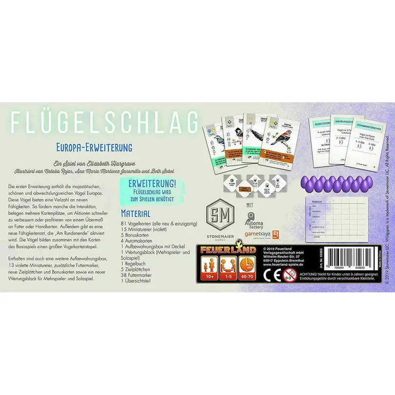 Strategiespiel Flügelschlag