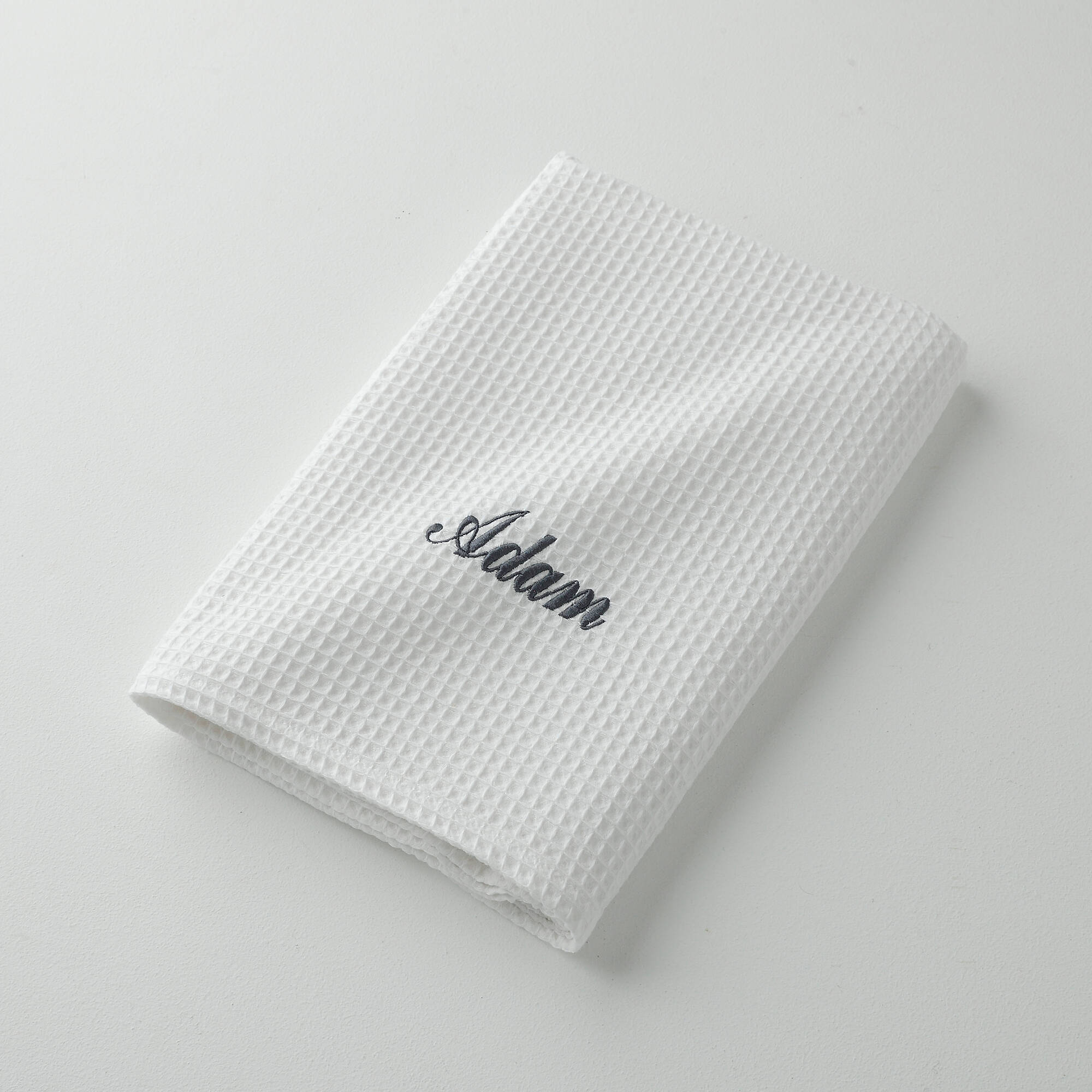Serviette de bain nid d'abeille Colombine&reg;, personnalisable, 240 g/m2
