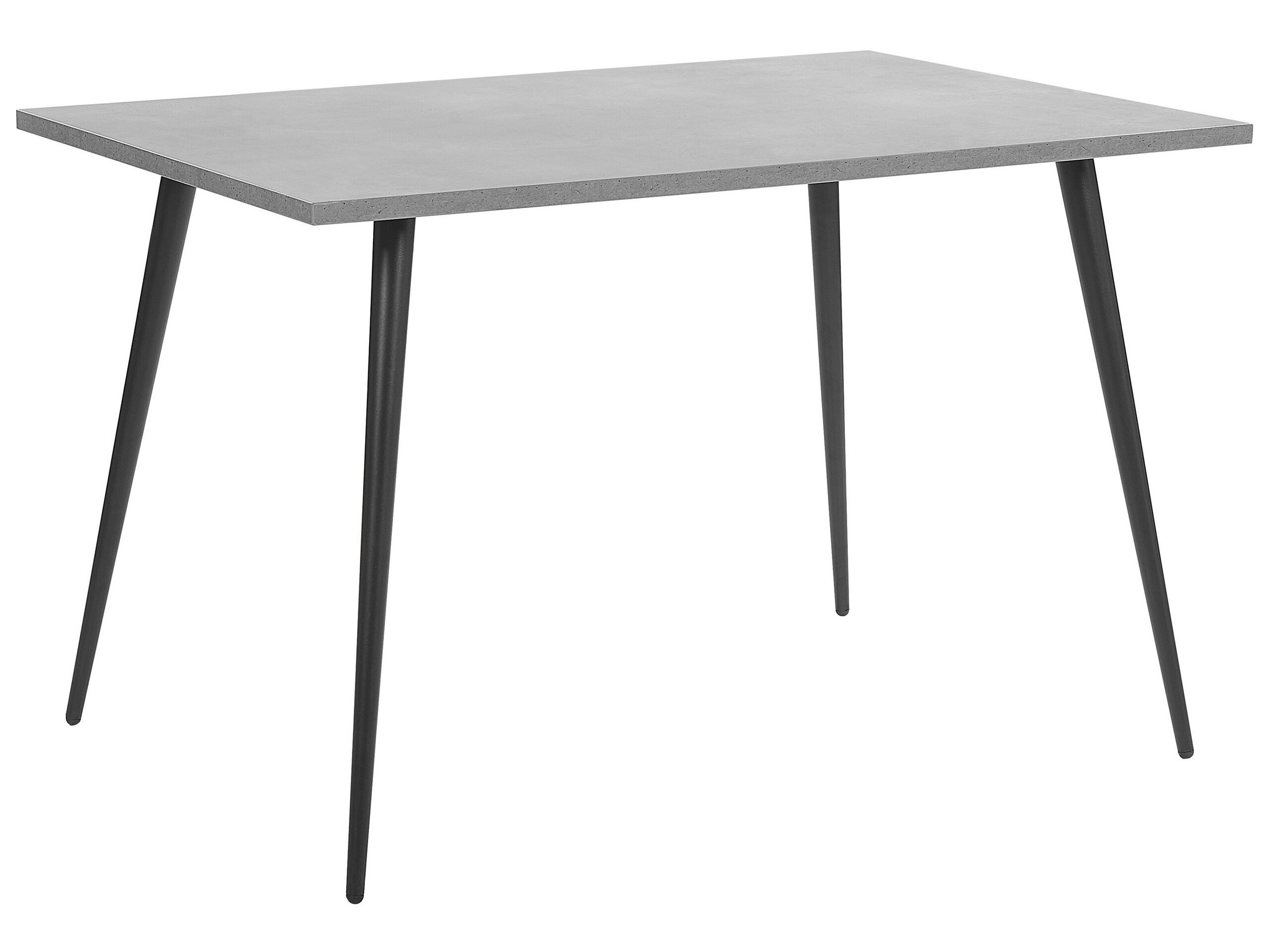 Stół do jadalni efekt betonu 120x80 szary