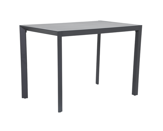 Boston-Jette 4 Seater Bar Dining Setting Bundle - Gunmetal Grey