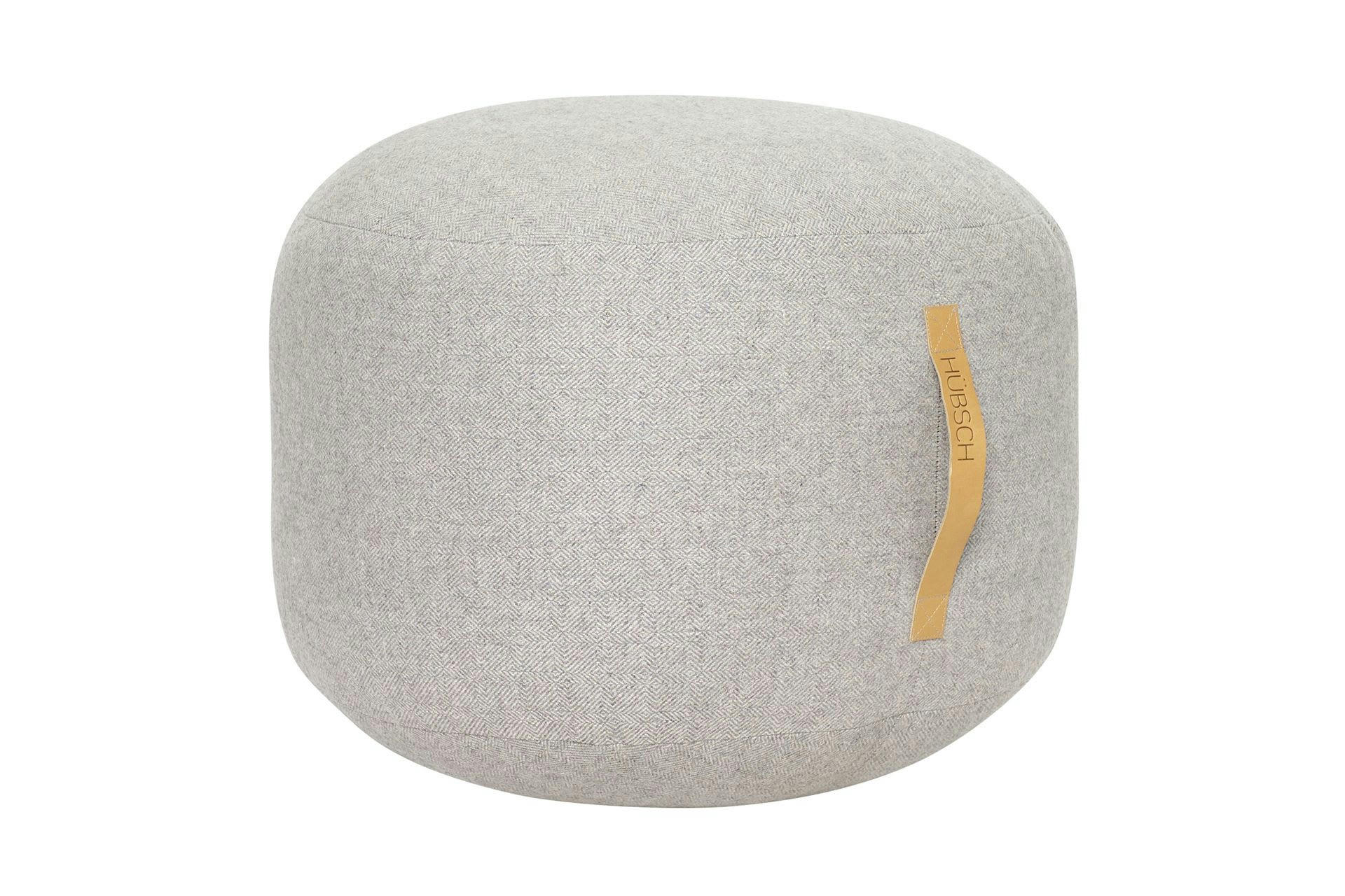 MOCHI - Pouf en tissu gris