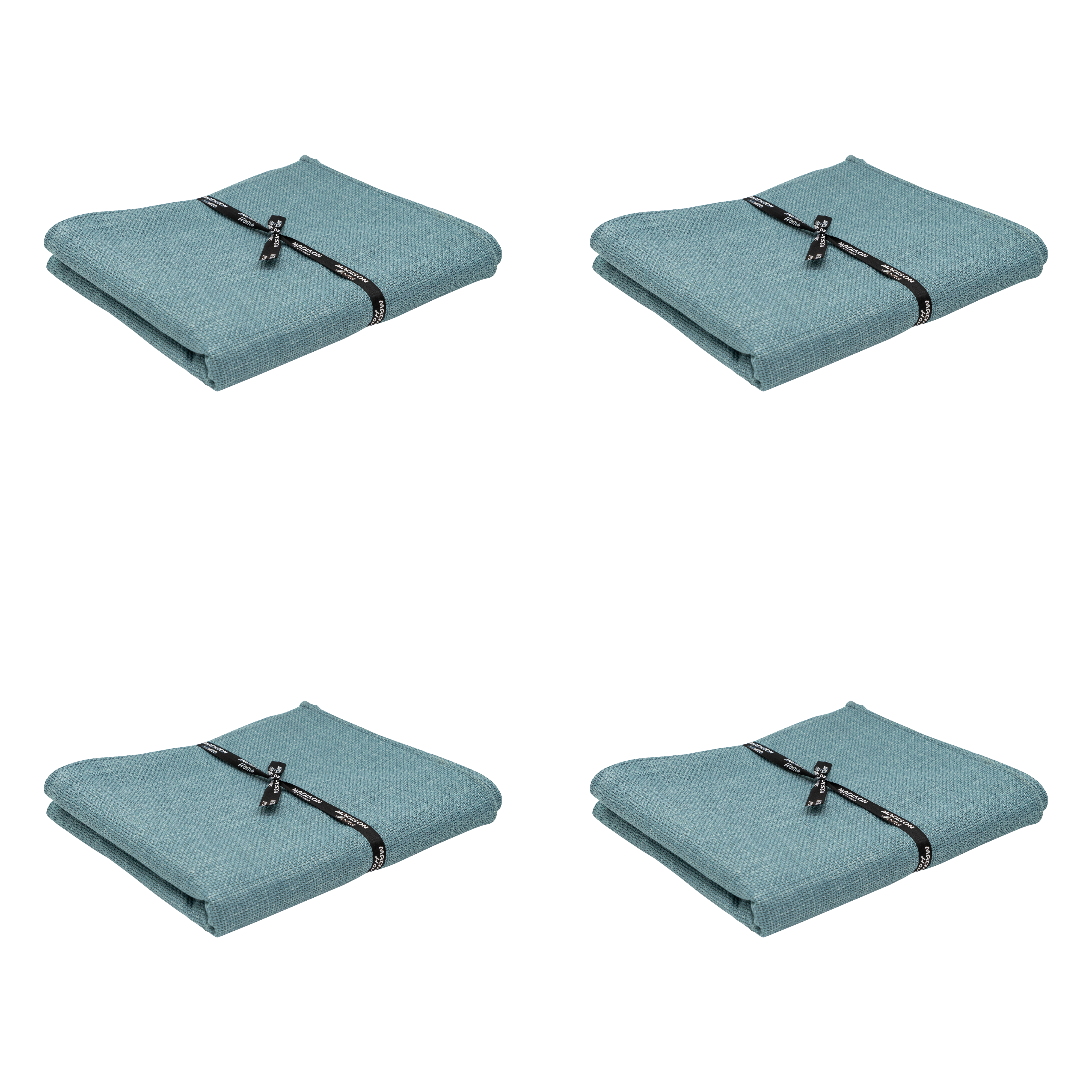 Madison tafelkleed Madison Home - blauw - 250x140xcm - set van 4