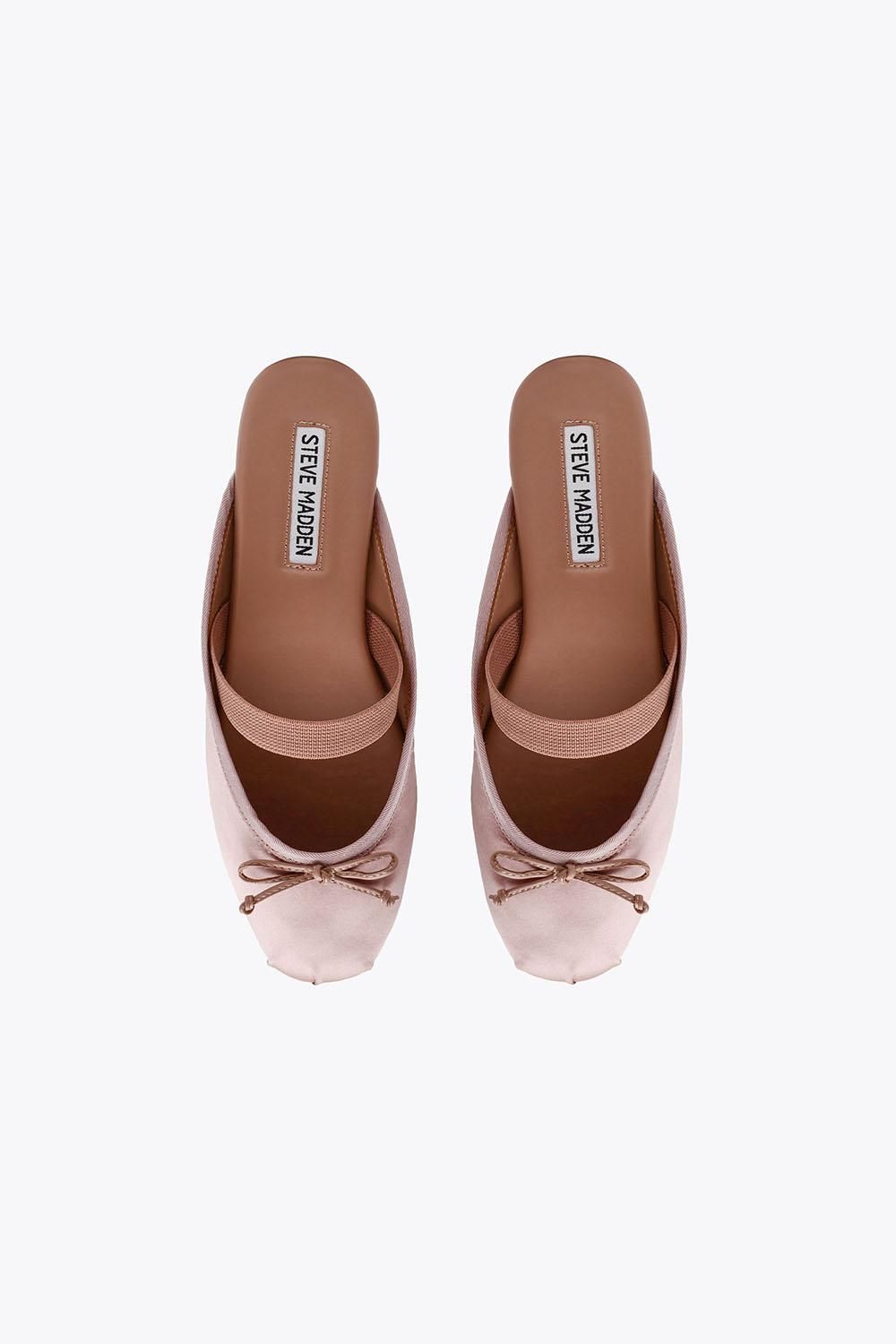 STEVE MADDEN Cutesy Blush Satin' Satin Flats