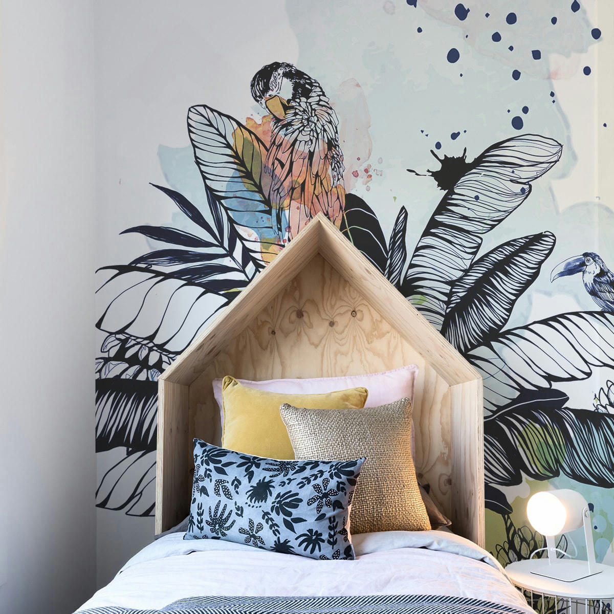 - Papier peint panoramique dans la jungle 525 x 250 cm