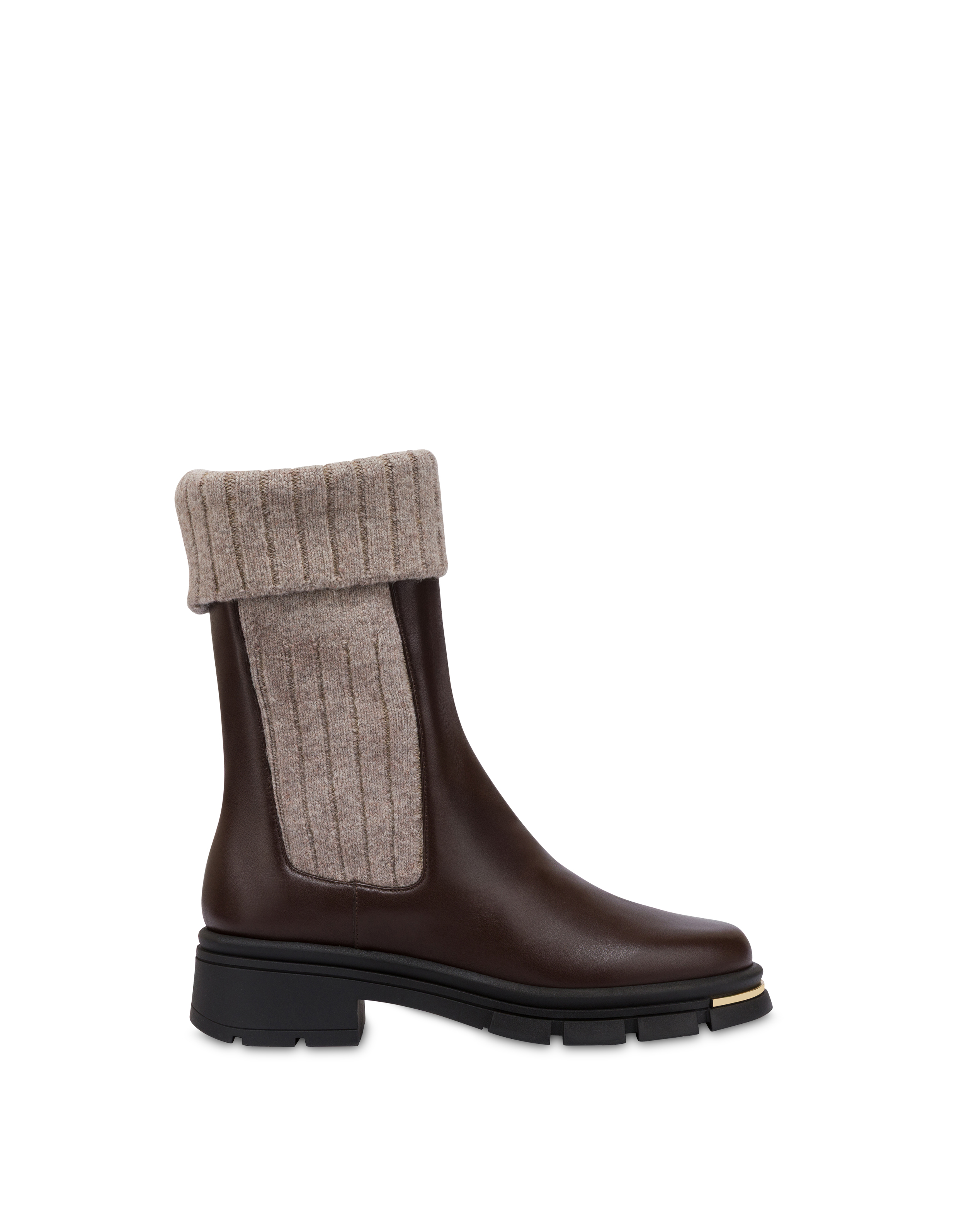 Stivaletto Comfy In Vitello Ebano