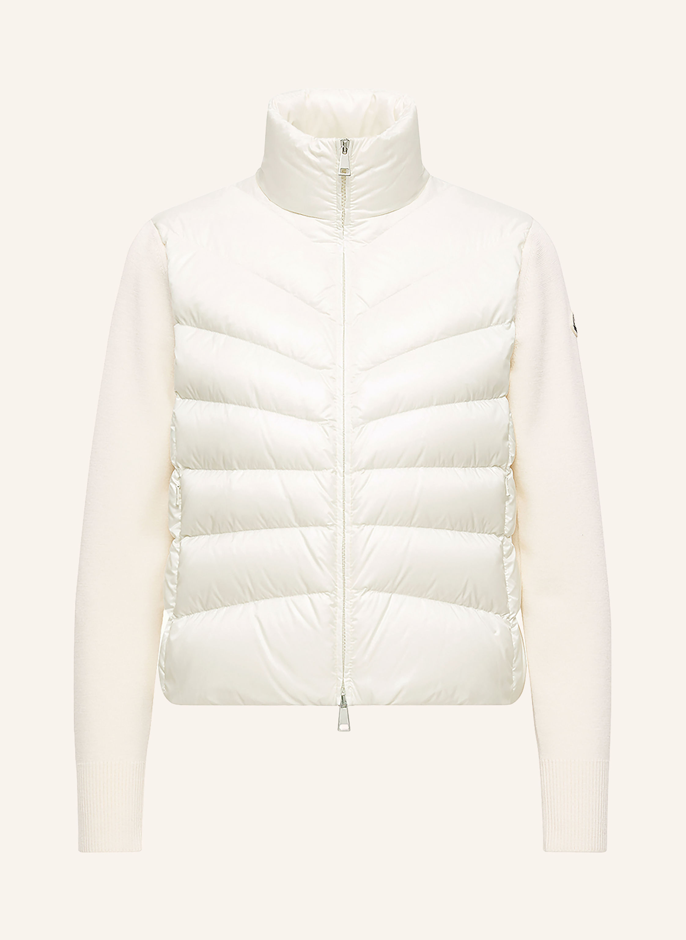 MONCLER Lightweight-Daunenjacke im Materialmix