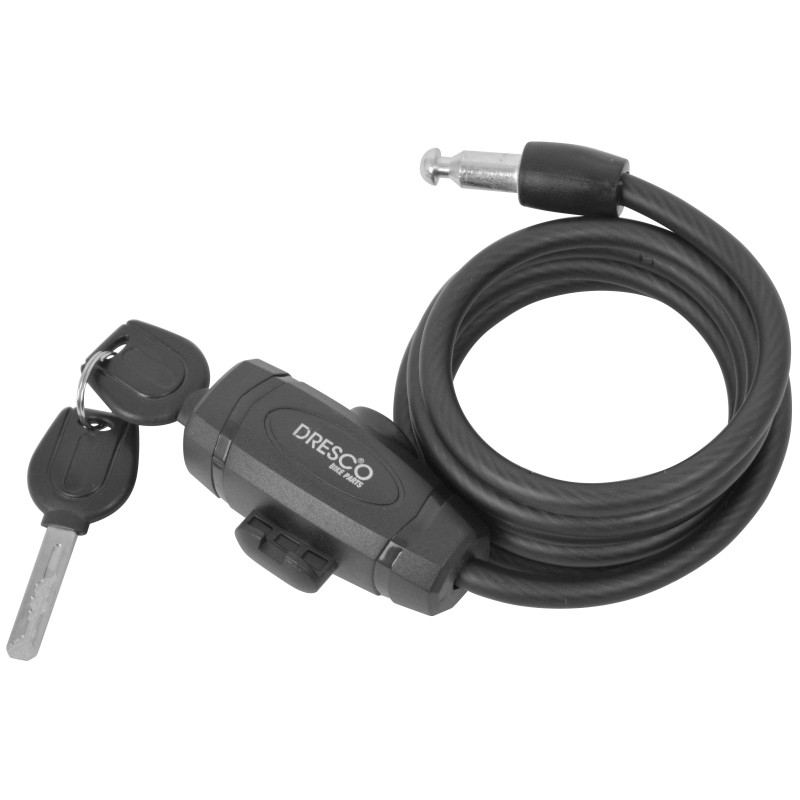 Spirale antivol avec support de cadre 150 cm