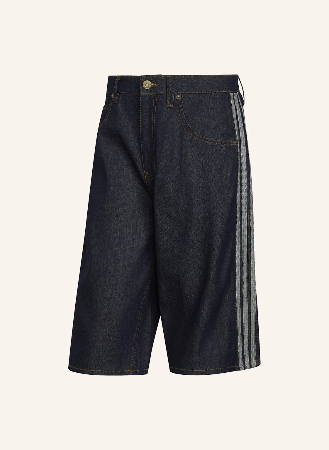 adidas Originals FIREBIRD ADICOLOR JORTS, MITTELHOHER BUND, GERADES BEIN