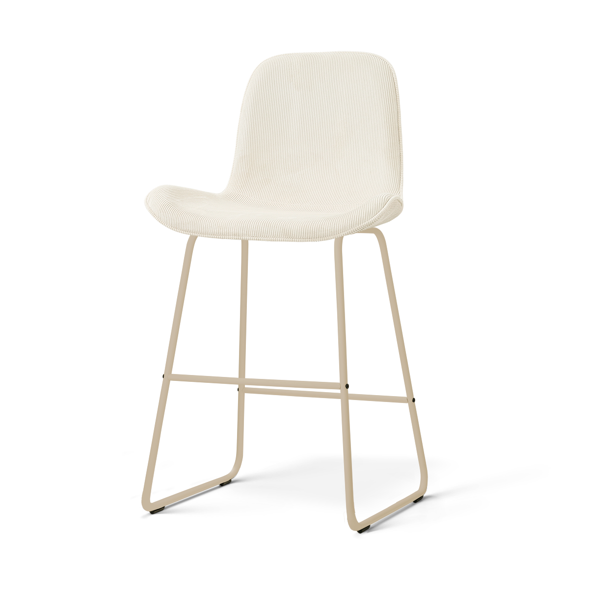 Nolon Nino-Fé barkruk rib beige - beige onderstel - 65 cm