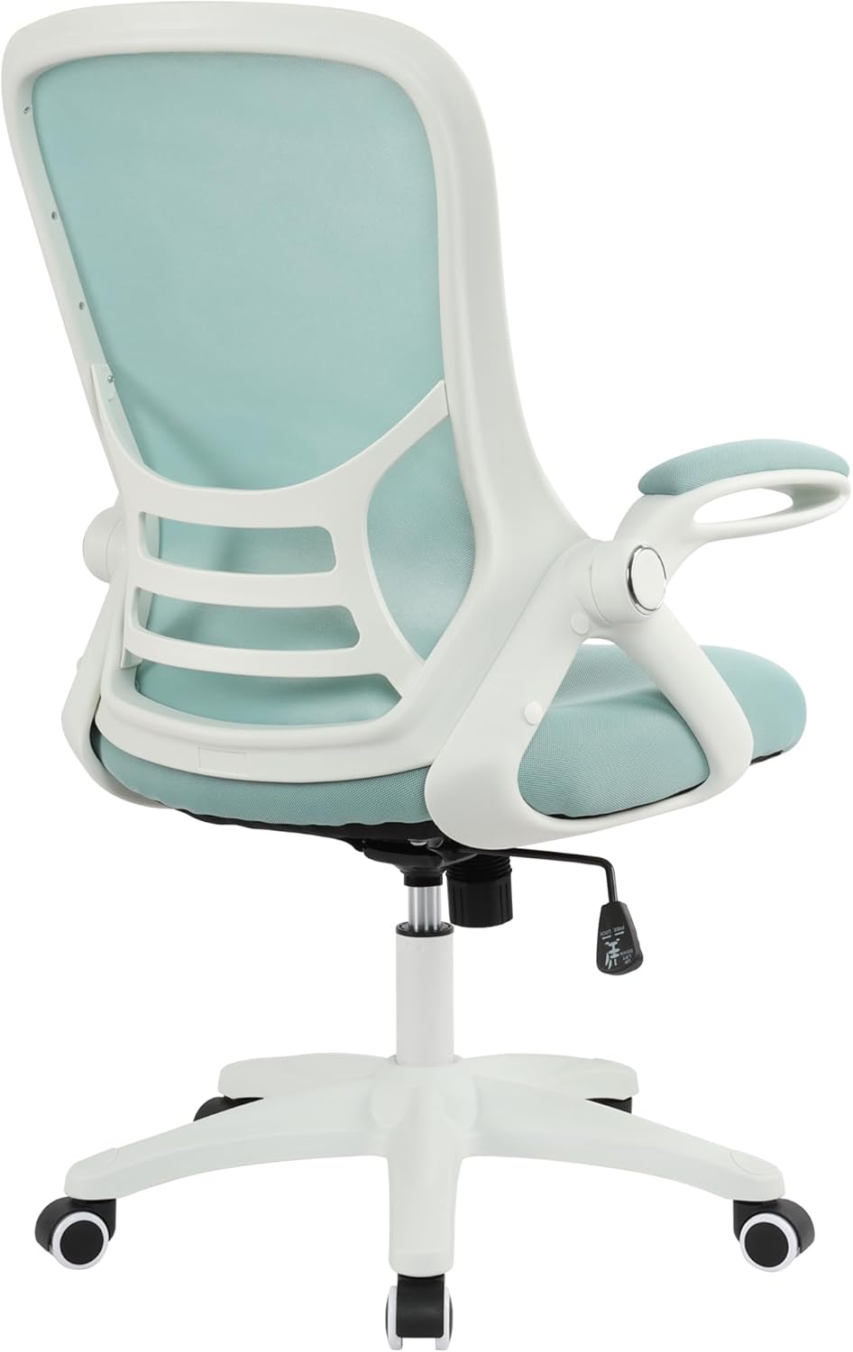 HYLONE Office Chair Ergonomic Chair with Flip up Armrests,Thickened Seat Computer Chair with Breathable Mesh Back Home Office Computer Chairs for Long Hours Mesh Office Chair(Blue)