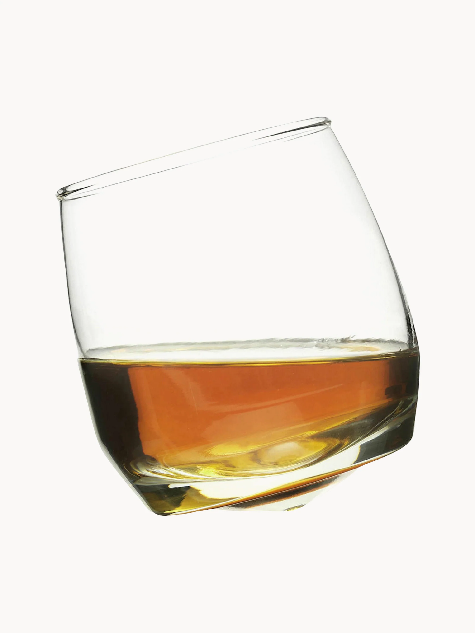 Whiskygläser Rocking mit rundem Boden, 6er-Set