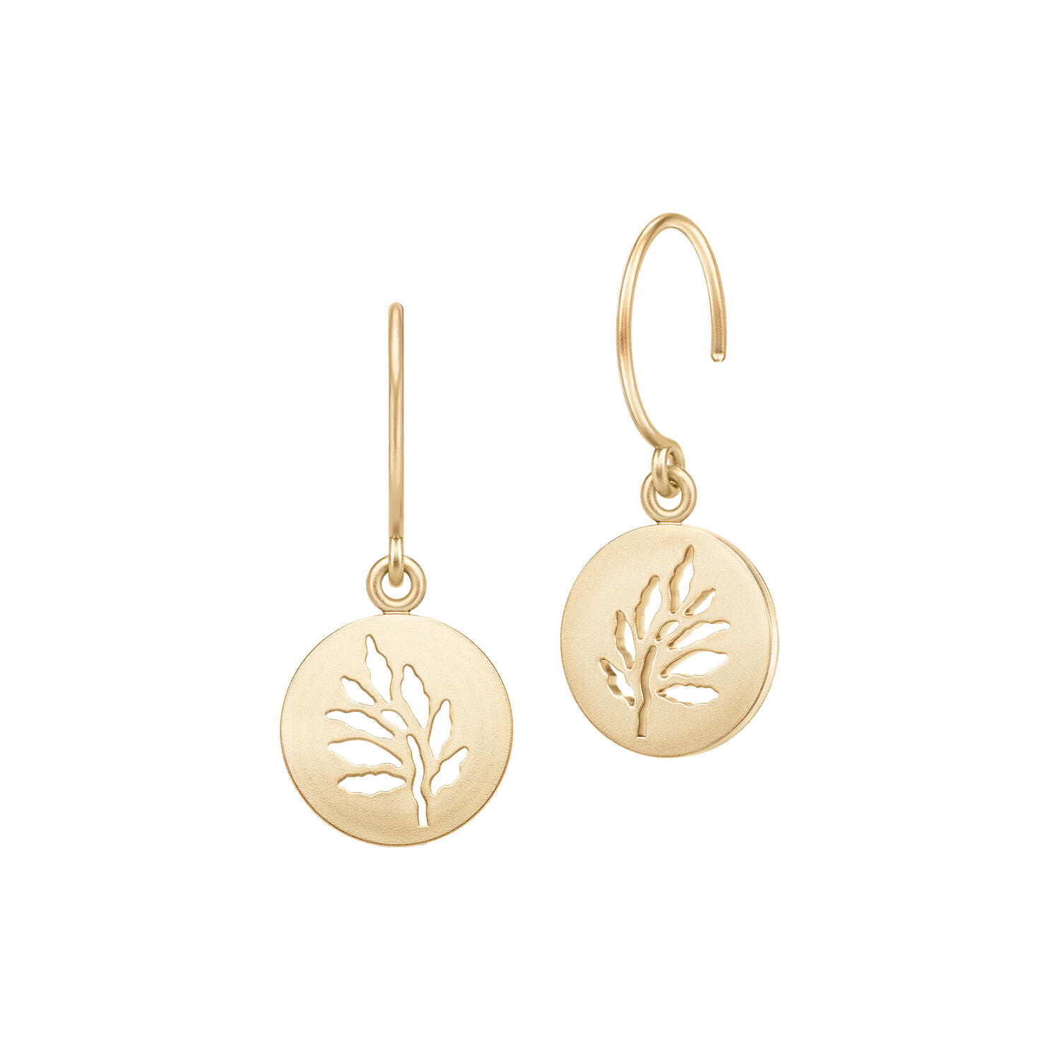 Signature Earrings, gold