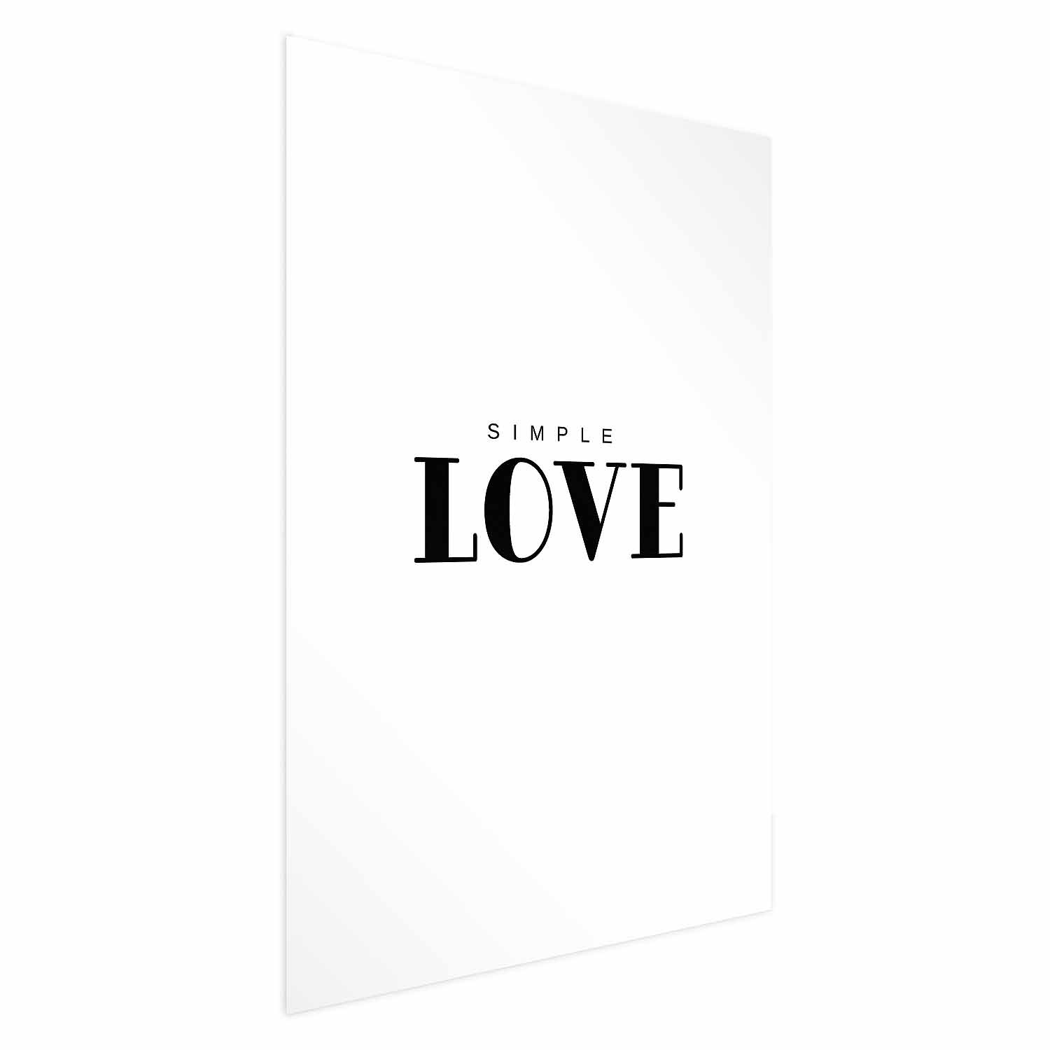Plakat Simple Love 21x30 cm