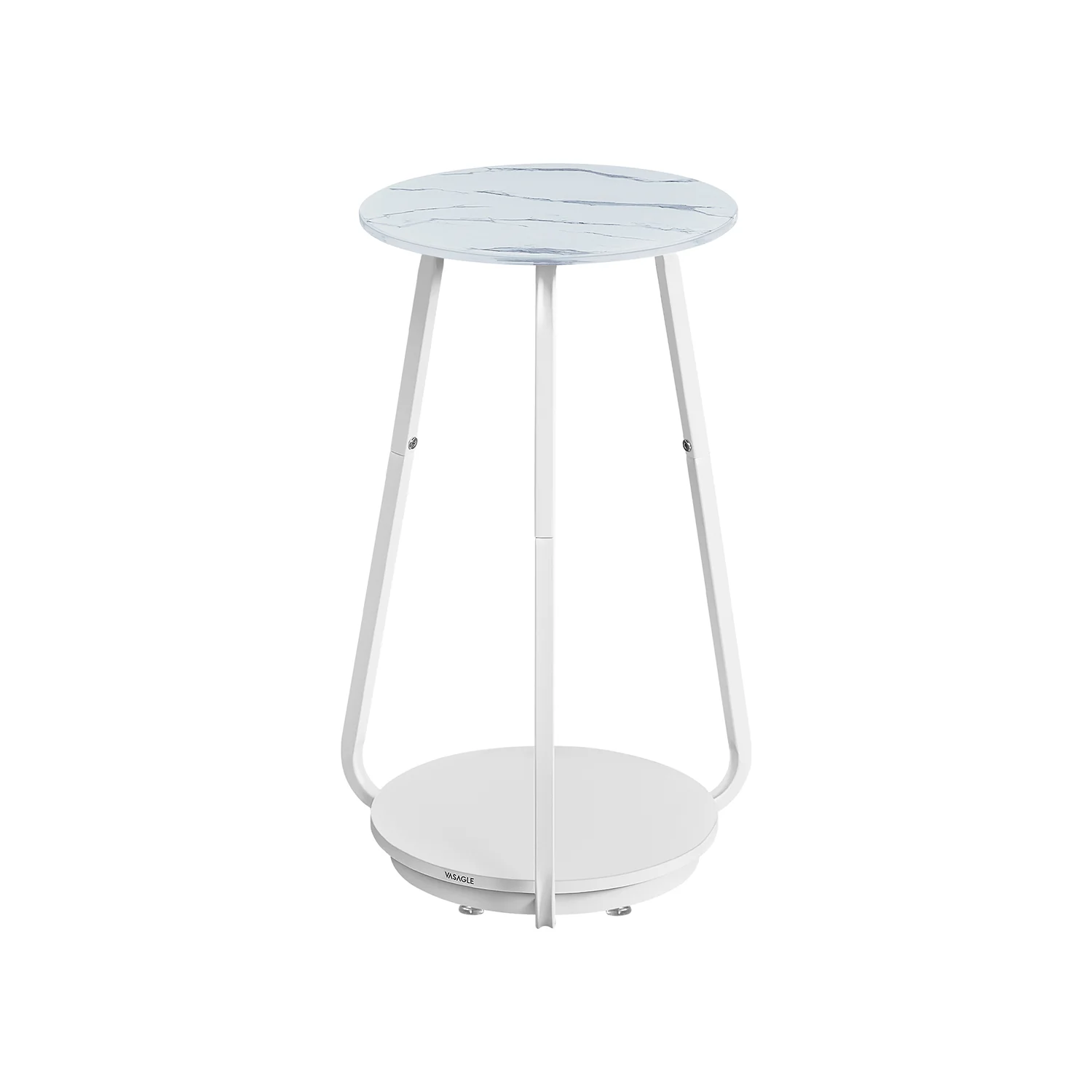 Table d’appoint ronde à 2 niveaux
