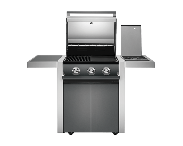 BeefEater 1700 Series - 3 Burner BBQ With Side Burner